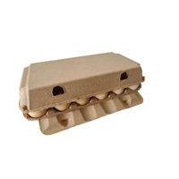 Barquettes à œufs écologiques en pâte de papier recyclé, 4 à 30 alvéoles, emballage biodégradable pour œufs de poule, prix usine, vente en gros personnalisée