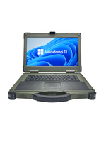 Ordinateur portable 15,6 pouces Intel Core i7 12700T/i9 12900T/i7 13700T/i9 13900T avec batterie intégrée 14,8 V, IP54/IP65, en alliage d'aluminium, en stock