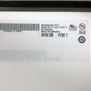Pantalla LCD de Larga Duración de 14.0 Pulgadas B140XTN02.0 1366*768 TFT 40 pines Módulo de Panel LCD LVDS - Product Image 2