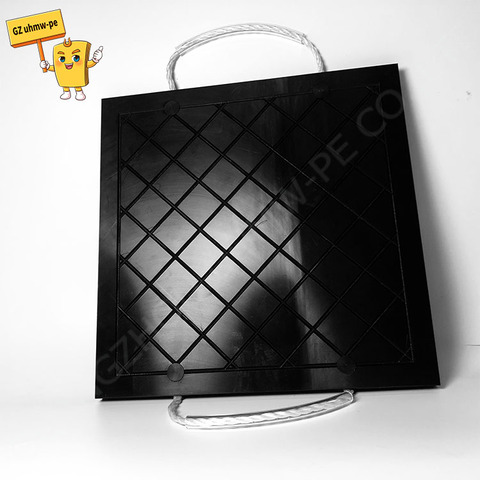 600*600*50mm Wear Resistant Outrigger Pads Anti Pressure Anti Slip Crane Foot Support Pad Cutting 5-300 Tons Load Capacity