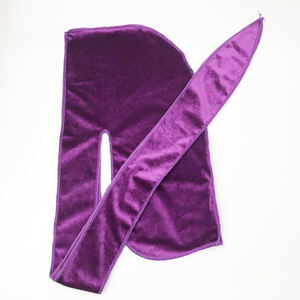 <span class=keywords><strong>Durag</strong></span> Bandana en gros pas cher, bonnet 360 Wave en velours <span class=keywords><strong>blanc</strong></span>, Durags personnalisés pour hommes, bonnet Wave - Product Image 4