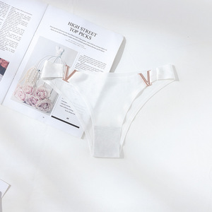 2024 nueva ropa interior de cintura baja Sexy desnuda para mujer sin rastro, ropa interior cómoda y transpirable de una pieza para mujer - Product Image 5