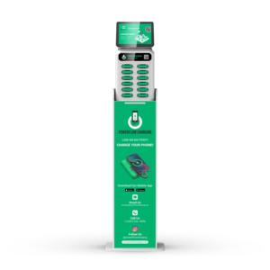 Estación de Carga Heycharge para Alquiler de Baterías Portátiles, Carga Inalámbrica, 5000mAh, Tecnología <span class=keywords><strong>GaN</strong></span>, Carga Rápida, Diseño Portátil, Máquina POS - Product Image 1