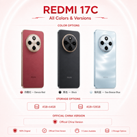 Téléphone intelligent Redmi 17C, processeur octa-core, écran AMOLED 6,88 pouces 120 Hz, batterie 5160 mAh, double SIM, reconnaissance faciale, jeu, Android 5G, redmi 17c