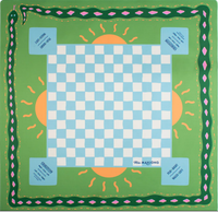 Tapis de Mahjong Américain Portable de Luxe Miss Darling de 21 Pouces, Antidérapant et Durable, Idéal pour le Divertissement et le Poker