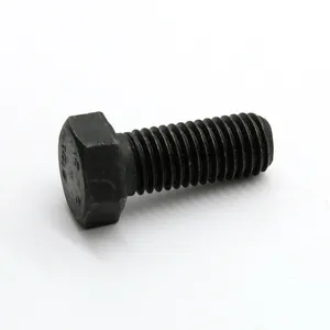 Size M10 x 25 DIN 933 Zinc Plated Carbon Steel Class 8.8 Hex Head Bolt