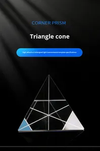Hao Xuan tam giác hình nón <span class=keywords><strong>Laser</strong></span> Rangefinder BK7 lớp phủ bạc phản xạ lăng kính phản xạ ngược cạnh đặc biệt độ chính xác cao - Product Image 6