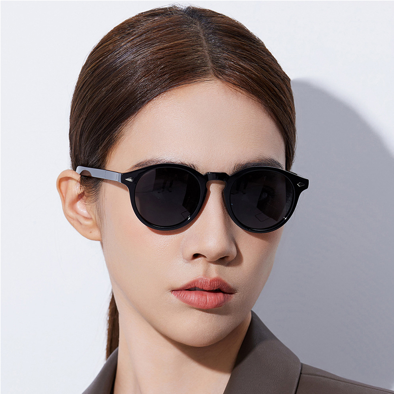 STORY P9003 Retro Acetate Sunglasses Women High Quality  display picture 2