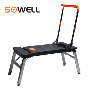 <span class=keywords><strong>7</strong></span>-in-1 휴대용 스테인레스 스틸 작업대 다기능 퀵 클램프 작업 테이블 소마/비계 플랫폼/자동차 기는/손 - Product Image 2