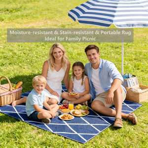 <span class=keywords><strong>Tapis</strong></span> de <span class=keywords><strong>camping</strong></span> pour <span class=keywords><strong>camping</strong></span>-<span class=keywords><strong>car</strong></span> en PP tissé imperméable 6x9 pieds, anti-UV - Product Image 3