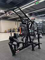 Máquina de Gimnasio Comercial de Acero para Ejercicios de Espalda YINQIAN Fitness PT Series Super High Row - Modelo PT-012C, Capacidad 4T, Garantía de 10 Años