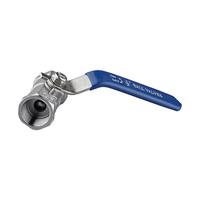 Vanne à boisseau sphérique pleine passée de haute qualité, 2 pièces, filetage femelle BSP NPT 1000WOG, vanne industrielle pour eau, huile, gaz, fournisseur OEM