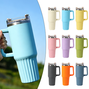 Portabicchieri per auto di grande capacità, compatibile con bicchieri isolati ecologici da 40 oz, per uso quotidiano. - Product Image 2