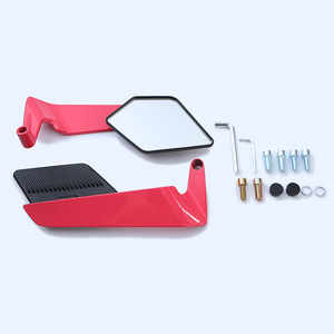 Rétroviseur de moto à aile colorée, adapté aux motos, VTT, <span class=keywords><strong>KTM</strong></span>, accessoires modifiés, rétroviseur en alliage d'aluminium - Product Image 6