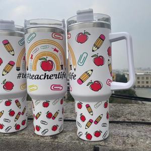 Ingrosso acciaio inossidabile isolato 40oz Tumbler con manico per mamma festa della mamma regalo - Product Image 3