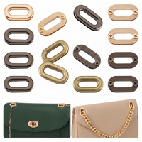 Aksesoris Perlengkapan Tas Mewah Oval Metal Screw Grommet Eyelet dengan Sekrup untuk Tas Tangan