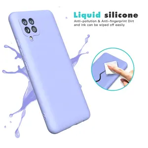 Moskado-étui de téléphone en Silicone souple, protecteur d'objectif, couleurs acidulées et tendance, pour Samsung Galaxy A42, 5G