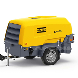 Compressore d'aria portatile trainabile XAS88 con motore diesel a vite, 185 CFM, 100 psi, 7 bar, per edilizia, 380V - Product Image 6