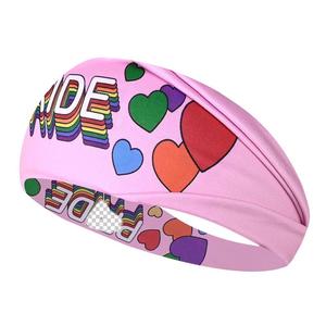 Diadema Deportiva Arcoíris LGBTQ, Absorbente de Sudor, para <span class=keywords><strong>Yoga</strong></span>, Accesorios para el Cabello, Venta al Por Mayor - Product Image 5