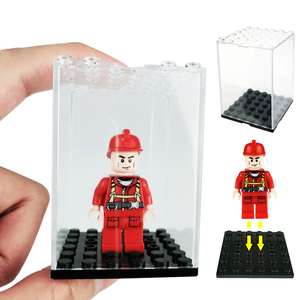 Stackable Acrylic hiển thị hộp bụi bằng chứng minifigure hiển thị trường hợp cho minifig và hành động con số - Product Image 6