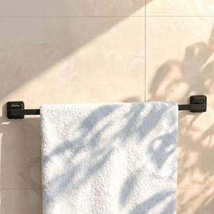 Toallero de Pared de 80 cm, Acero Inoxidable Negro, Minimalista, Fijo para Baño - Product Image 5