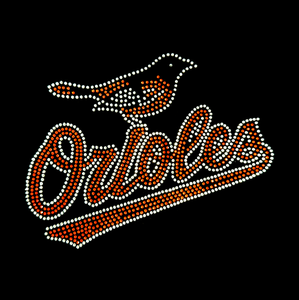 Diseño de Motivo Termoadhesivo Personalizado con el Logotipo del Equipo Deportivo <span class=keywords><strong>Orioles</strong></span> de Baltimore para Bolsas, Ropa y Calzado - Estilo Brillante de Fútbol - Product Image 5