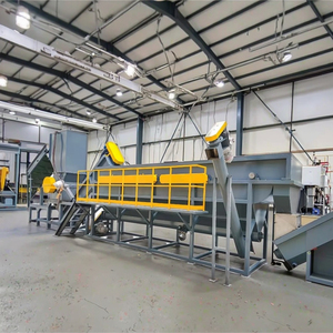 Chất thải tự động nhựa băm nhỏ & rửa tái chế dây chuyền sản xuất với động cơ PP/PE thiết bị nghiền - Product Image 6