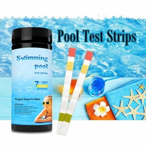 Chlorine, Bromine, PH, Hardness, Alkalinity Etc. <strong>7</strong> in 1 Pool Water Quality <strong>Test</strong> Strips - Product Image 6