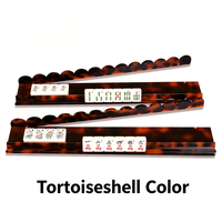 Support de Mahjong de Luxe en Acrylique pour 160 Tuiles, Accessoire de Jeu pour 4 Joueurs