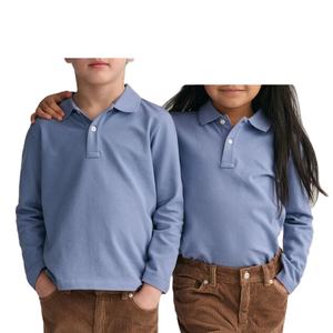 Polos para niños y niñas Camisetas personalizadas para niños Fabricante Uniforme escolar elegante 100% Algodón Ropa para niños Camisetas Polo de Exportador - Product Image 4