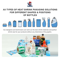 Étiquettes BOPP OEM ODM, échantillon gratuit, étiquettes imperméables pour bouteilles d'eau, étiquettes personnalisées pour bouteilles d'eau minérale BOPP