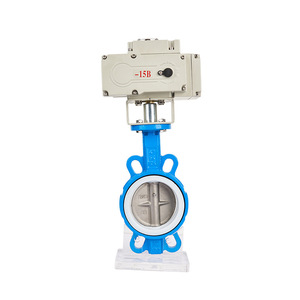 วาล์วผีเสื้อแบบกรามไฟฟ้า D971X-16P ทำจากสแตนเลส 304 พร้อม PTFE สำหรับควบคุมและควบคุมการไหล ประเภทผลิตภัณฑ์วาล์วตรวจสอบ - Product Image 4