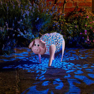 Lámpara Solar Decorativa para Jardín con Forma de Cerdo, LED, Resistente al Agua, de Pie - Product Image 2