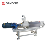 Tamis incliné Séparateur de liquide solide Tour Déshydratation Séchage Machine Filtre Moteur Pour Bio Gaz Caw Cheval Porc Fumier Boue