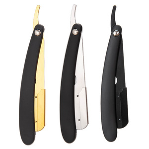 Double Edge <b>Razor</b> Stainless Steel Blade Manual Shaving <b>Razor</b> For <b>Men</b> Hair Removal Eyebrow Trimming 14.3cm Folding Design - Product Image 2