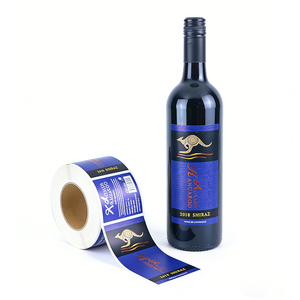 Etichette Adesive Personalizzate per <span class=keywords><strong>Vino</strong></span> <span class=keywords><strong>Rosso</strong></span> e Birra Bianca con Logo Stampato, Goffratura e Stampa UV - Product Image 5