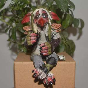 Ornements Cour Pelouse Décorations Evil Spirit Statues Résine Gobelin Démon Figurines Jardin Sculpture - Product Image 1