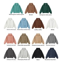 Cardigan à capuche rembourré 350G à double fermeture éclair, coupe ample, couleur unie, nouvelle collection automne/hiver, personnalisable avec logo, faible MOQ, pour le commerce transfrontalier