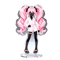 Support d'affichage en acrylique personnalisé pour figurines de dessins animés, impression sérigraphique, conception de logo UV - Utilisation promotionnelle/souvenir