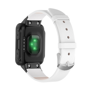 <span class=keywords><strong>Correa</strong></span> de muñeca de cuero para reloj inteligente de repuesto con herramienta de tornillos para Garmin <span class=keywords><strong>Forerunner</strong></span> <span class=keywords><strong>35</strong></span> 30 35J ForeAthlete 35J - Product Image 2