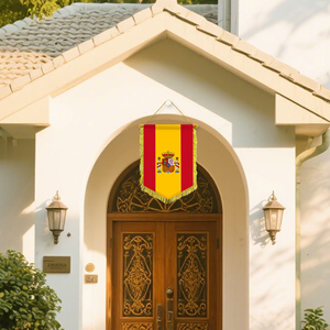 Bandera española con rayas verticales rojas y amarillas y una borla de 20*30cm, adecuada para exhibir en <span class=keywords><strong>festivales</strong></span> culturales europeos - Product Image 5