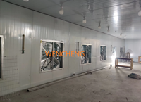 Ventilateur d'extraction en acier inoxydable à grand volume d'air WENCHENG pour serres et élevages avicoles avec volet