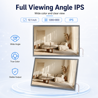 Sonnenlichtlesbares Maßgefertigtes 12,1 Zoll IPS TFT LCD Display-Modul 1280x800 550 Cd/m² LVDS-Schnittstelle für Industrielle HMI-Systeme