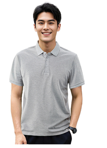 เสื้อโปโลขายส่ง ออกแบบโลโก้เองได้ หรูหรา สำหรับกีฬากอล์ฟ ผู้ชาย ผ้าฝ้ายผสมโพลีเอสเตอร์ ระบายอากาศได้ดี เสื้อโปโลเปล่า ปักโลโก้ได้ - Product Image 2