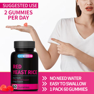 Suplemento alimenticio de fábrica que fortalece el bazo y promueve la digestión, gomitas de extracto de arroz de levadura roja - Product Image 5