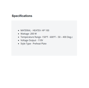 Plaque chauffante professionnelle 80 x 50 mm avec performance de chauffage fiable pour la réparation de circuits imprimés et les espaces de travail techniques - Product Image 2