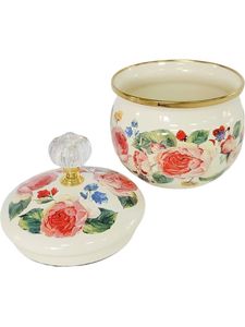 <span class=keywords><strong>Pot</strong></span> à bonbons en émail durable de style américain de 9 <span class=keywords><strong>cm</strong></span>, récipient alimentaire multifonctionnel pour le stockage du sucre - Product Image 6