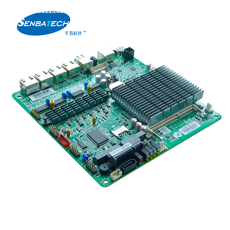 ITX-M9F J1900防火墙主板，带4 Lan VGA DDR3L 6 USB 2 COM SIM迷你PCIE支持WIFI Linux路由 ...