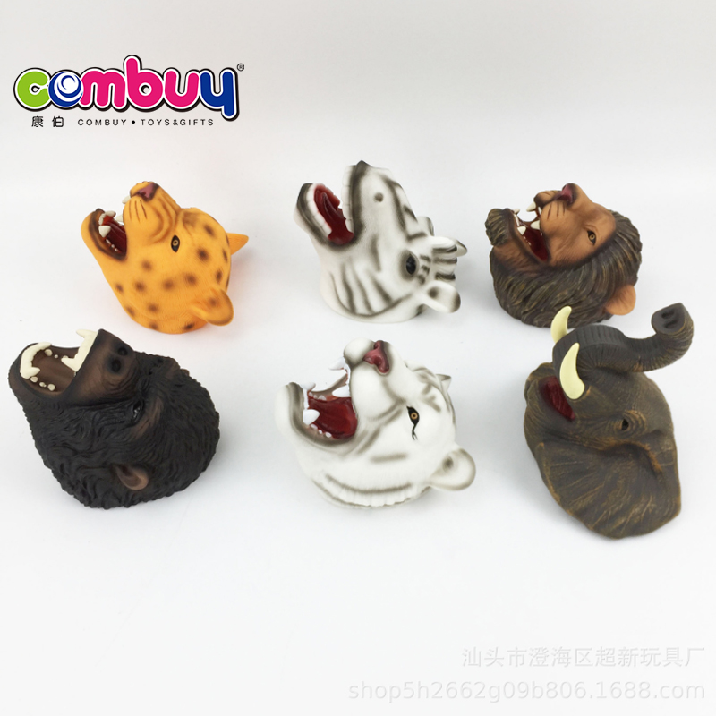 リアルなゴム製野生動物ハンドパペット6個セット| Alibaba.com