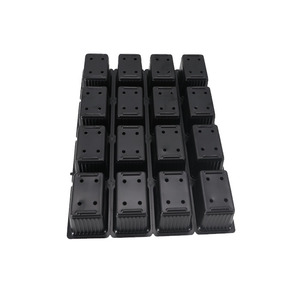 Bán sỉ vườn lỗ nhựa 16 tế bào màu đen hình chữ nhật nhựa hoa cây Tuyên Truyền hạt giống Nursery cắm khay - Product Image 4